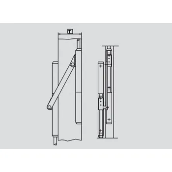 Příslušenství k oknu GEZE OL 90N Přechod ostění Gr. 75, bílý RAL 9016