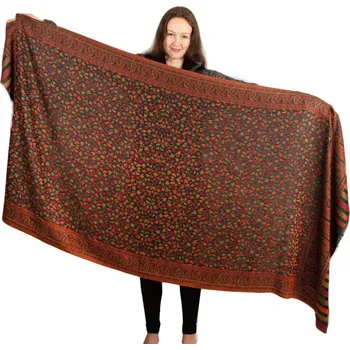 Šála Šála / pléd Vallaree Green 40 % pašmína, Sittar