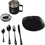 Giants fishing Set nádobí - termo hrenek + sada příborů + talíř