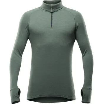 Pánská mikina Pánský funkční merino rolák Devold Expedition Man Zip Neck Forest M