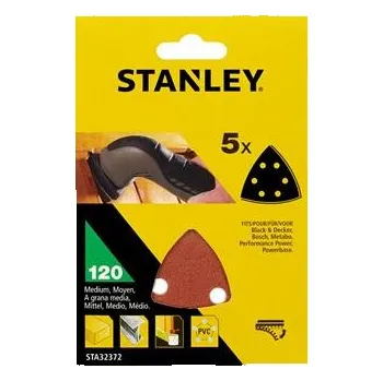 Brusný papír Stanley papíry pro oscilační brusku Delta P120, 5 ks