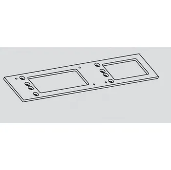 Zavírač dveří Montážní deska GEZE TS 4000/5000, bílá