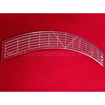 Příslušenství k šicímu stroji Quiltovací pravítko 01 Oblouk 31,75cm x 8,89cm, výška 6mm