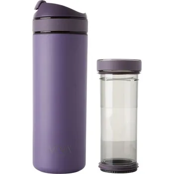 Termohrnek Termohrnek s infuzérem RECHARGE ANYTIME Viva Scandinavia 0,46 l fialový