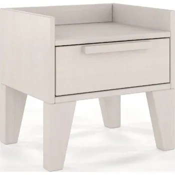 Noční stolek Noční stolek borovice - Agava Odstín moření: Bílá