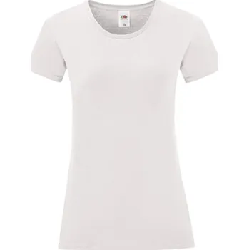 Dámské tričko Fruit of the Loom Dámské triko 61-432-0 White XS