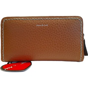 Peněženka Gianni Conti dámská peněženka kožená hnědá 2868106 caramel