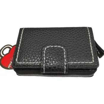 Peněženka Dámská kožená peněženka Gianni Conti sřední černá 2868105 black