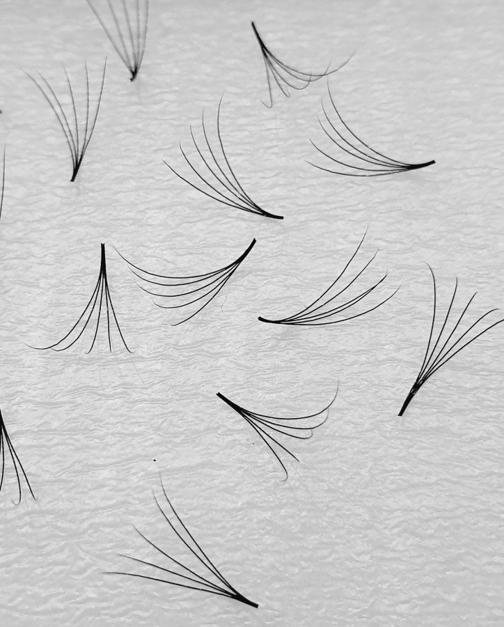 5D vějířky řas objemové 900 kusů - D EMPORIO Lashes