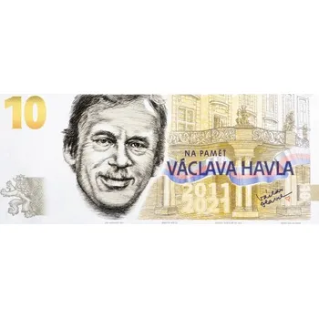 Sběratelství Paměťovka - pamětní tisk v podobě bankovky Václav Havel