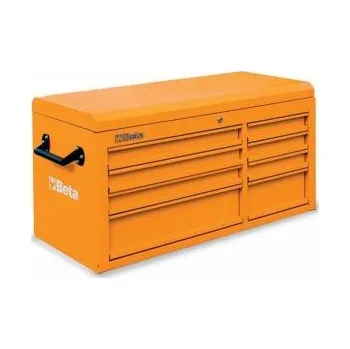 Horní skříňka s 8 zásuvkami a přihrádkou na nářadí C38T - Červená