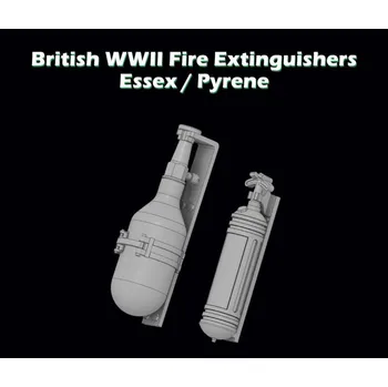 Plastikový model S.B.S model 1/35 British WWII fire extinguishers Essex/Pyrene