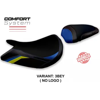 Moto sedlo TPZ Italia Potah sedla Suzuki GSX S 1000 (21-24) Lindi special color comfort model potah sedla: bez loga 3BEY (blue-yellow)
