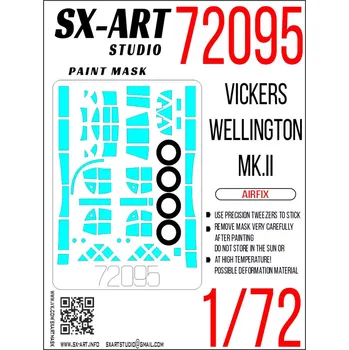 Plastikový model SX-ART 1/72 Vickers Wellington Mk.II Painting mask (AIRF)