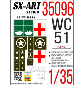 Plastikový model SX-ART 1/35 Paint mask WC-51 (ZVE)