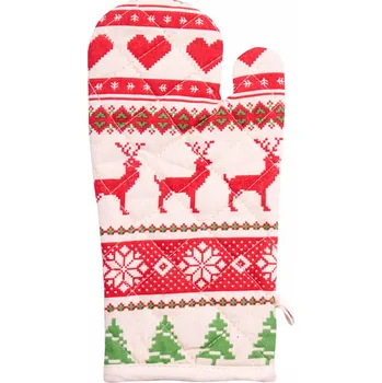 Chňapka Tegatex Kuchyňská chňapka - srdce se sobíky Velikost: 33*14 cm