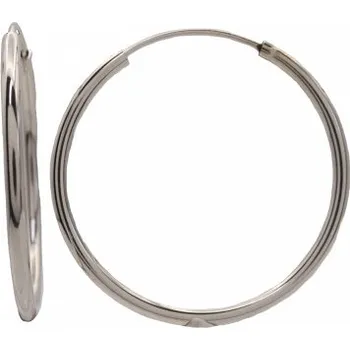 Náušnice Stříbrné náušnice kroužky