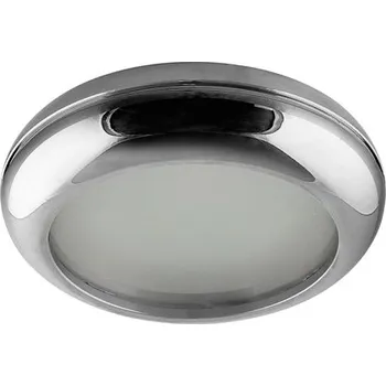 Bodové svítidlo Stropní zápustné bodové svítidlo Azzardo Biagio chrome AZ1492 GU10 1x50W IP44 8,5cm chromové