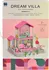 Domeček pro panenku Dream Villa dům s příslušenstvím 52 x 41,5 x 40 cm růžový