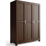 Buková skříň KANSAS Amida z masivu Barevné provedení: Eben