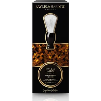 Kosmetická sada Baylis & Harding Signature sada na holení černý pepř a ženšen 2 ks