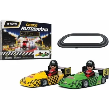 autodráha ITES Racing Základní set autodráha ITES - model SRC 2x auta IGZ Igráček 1:18, délka 4,2m