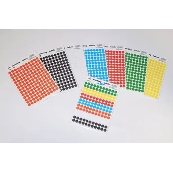 Speciální papír Označovací etikety - kolečka 8 mm