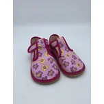Beda zdravé flexibilní barefoot bačkůrky BF-060010/W - Pink Flower Velikost EU: 24, vnitřní délka: 151, vnitřní šířka: 64