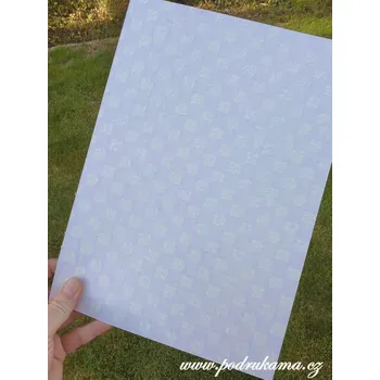 Umělecký papír Sapaimport Japonský ruční papír - laminovaný krajkou Velikost: 23x32 cm