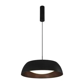 LED Závěsné svítidlo Azzardo LENOX 40 PENDANT SMAR Black/Cooper AZ3147 24W 1720lm 2600-6000K IP20 CCT RGB měděné, stmívatelné s dálkovým ovladačem