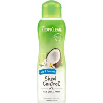 Kosmetika pro psa Šampon TROPICLEAN Shed Control Lime & Coconut - proti vypadávání a cuchání srsti 355ml