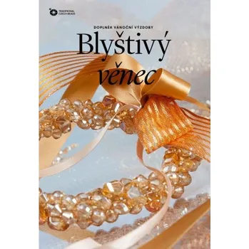 Vánoční dekorace KORÁLKOVÁ STAVEBNICE - Vánoční věnec-tyrkysová > Ø18cm (Blyštivý věnec)