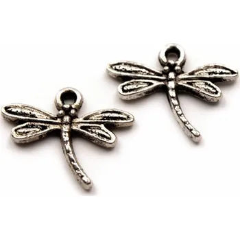 Přívěsek Přívěsek kovový - VÁŽKA 14x18mm