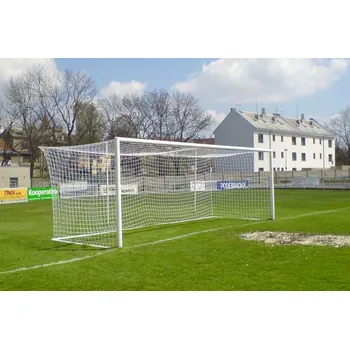 Fotbalová branka fotbalová síť BOX 3, 3 mm PP, 12 x 12 cm, Zeleno-bílá, Fotbal, Skladem