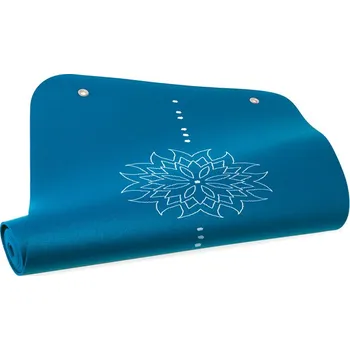 podložka na cvičení Tiguar Tiguar - Jóga, pilates podložka MANDALA - modrá