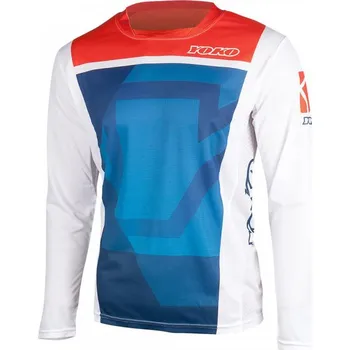 Moto dres YOKO Motokrosový dres KISA modrý/červený L (Prodyšný motokrosový dres s výborným střihem.)