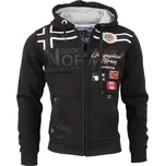 GEOGRAPHICAL NORWAY mikina pánská GARADOCK nadměrná velikost 7XL černá