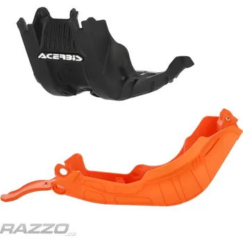 Velký kryt motoru Acerbis Skid Plate KTM SXF450 Husqvarna FC450 23-.. GasGas 24-.. Oranžová