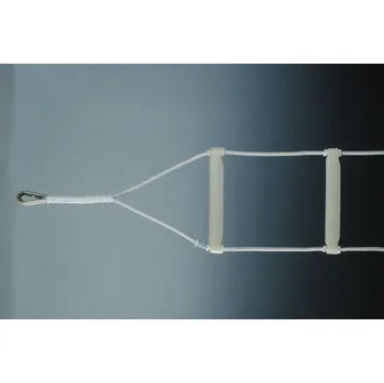 Železářství Provazový žebřík polyamidový, 2m, ČSN EN 131, 9 mm PA, Bílá, Provazové žebříky, Skladem, 2,0 m