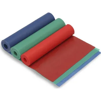 Meyra Posilovací guma délka 2,5 m, Posilovací guma červená - slabý tah