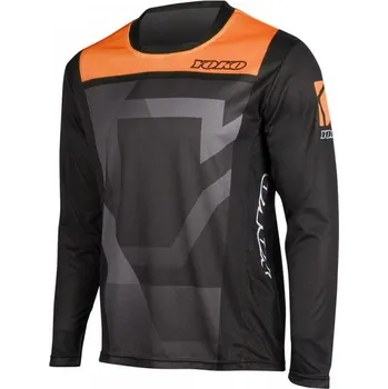 Moto dres YOKO Motokrosový dres KISA černo/oranžový S (Prodyšný motokrosový dres s výborným střihem.)
