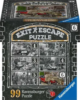 Puzzle Ravensburger Exit puzzle: Garáž 99 dílků