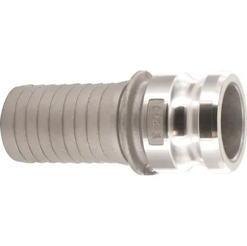 Zahradní hadice KAMLOK AL MALE TRN E- hliník DN 15 hadicový trn se zářezy 13 mm, 10 Bar,