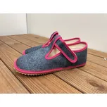 Beda barefoot Bačkůrky - PINK Denim, Boty Beda Velikost: 33