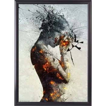 Kancelářský nábytek Hliníkový rám 25 mm - Černý - A2