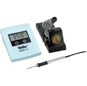 Páječka Weller WSM1C pájecí stanice, digitální, 50 W, 100 - 400 °C, napájení z baterií, vč. odkládací stojánek, T0053293399N