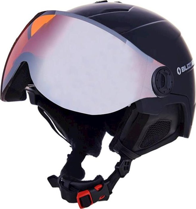 Blizzard Double Visor Ski Helmet Black Matt/Orange Lens od 2 190 Kč