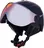 Blizzard Double Visor Ski Helmet Black Matt/Orange Lens, 56-59