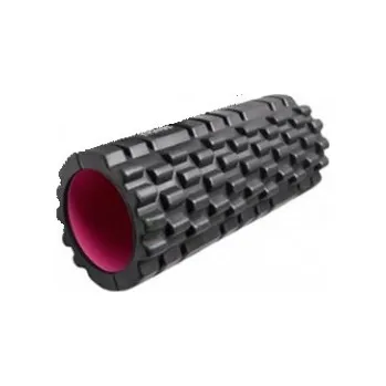 Pěnový válec Power System Fitness Roller (válec) - černá/růžový střed + Sleva 3 % pro registrované
