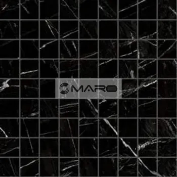 Ragno Incanto Mozaika 30 x 30 cm, rektifikováno, Sky Black Mosaico, lesklá, R96C